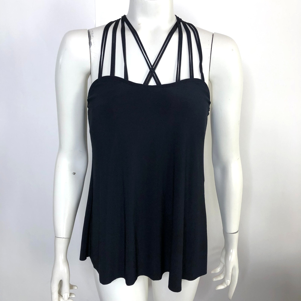 Magicsuit US 8 Tankini Top Swim Top Racerback Wireless Padded Black MINT